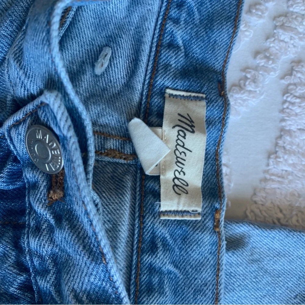 Women’s 27 MADEWELL The '90s Straight Jean Hazelfern Wash Shadow-Panel Edition